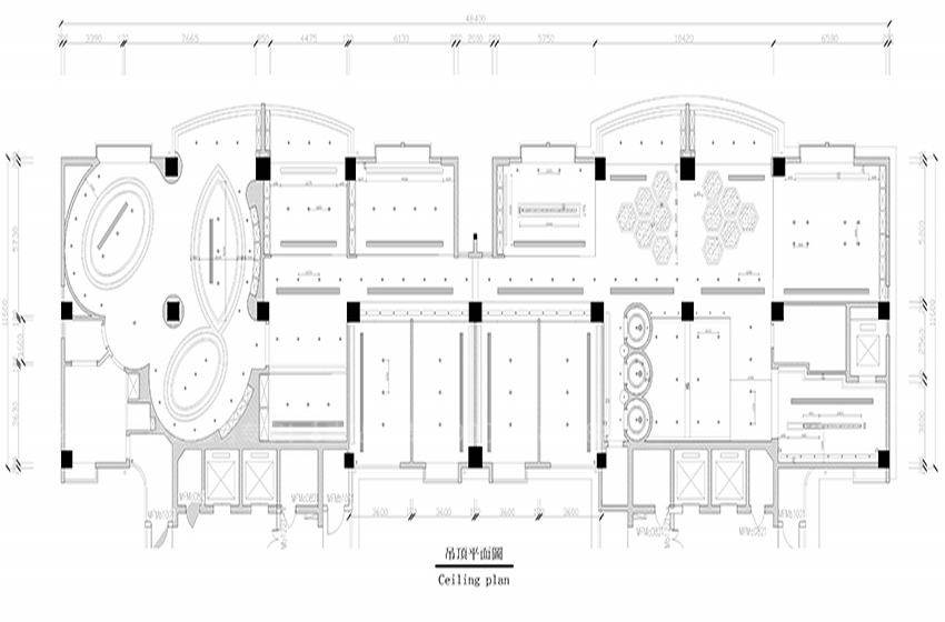吊顶平面设计图