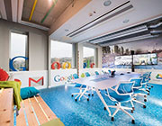 亮色系办公室装饰设计爆发，google风格展示